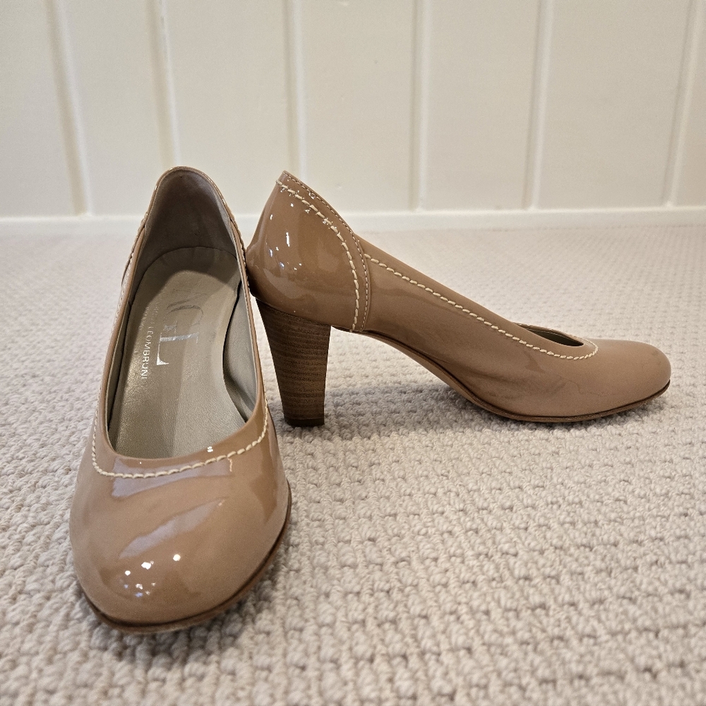 AGL Tan Leather Pumps